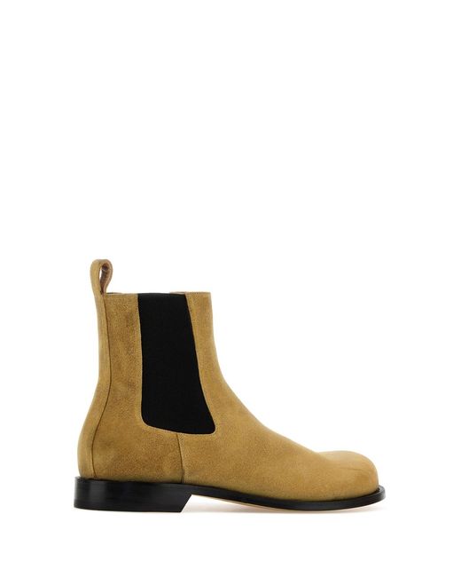 J.W. Anderson Brown Solid Chelsea Boots for men