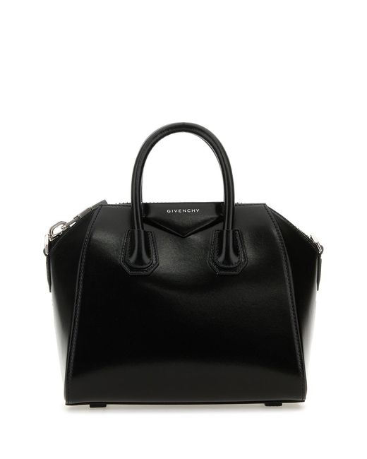 Borsa a mano Antigona mini in pelle nera di Givenchy in Black