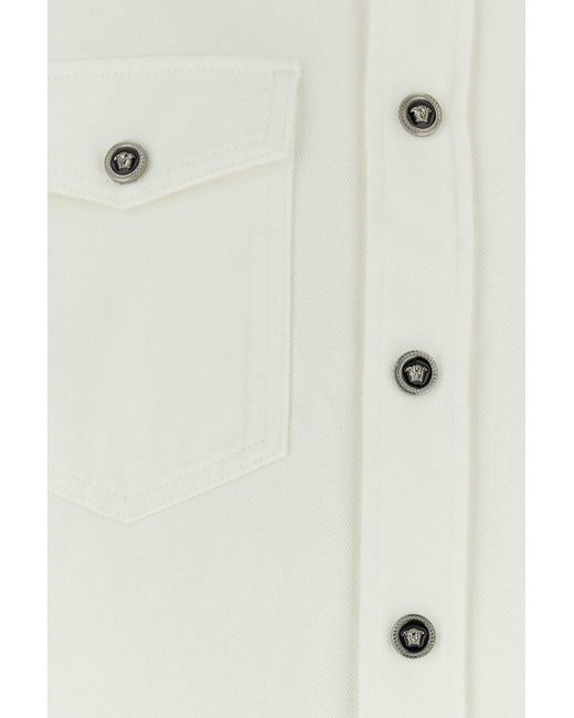 Versace White Camicia for men