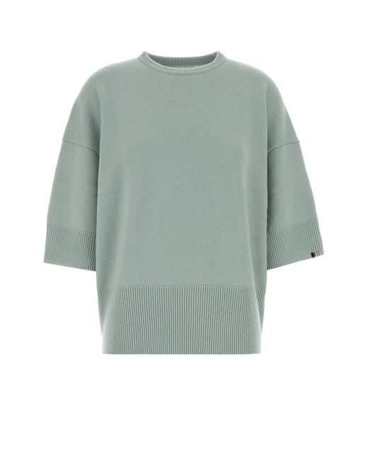 Extreme Cashmere Green Pastel Light Blue Cashmere N°433 Sweater