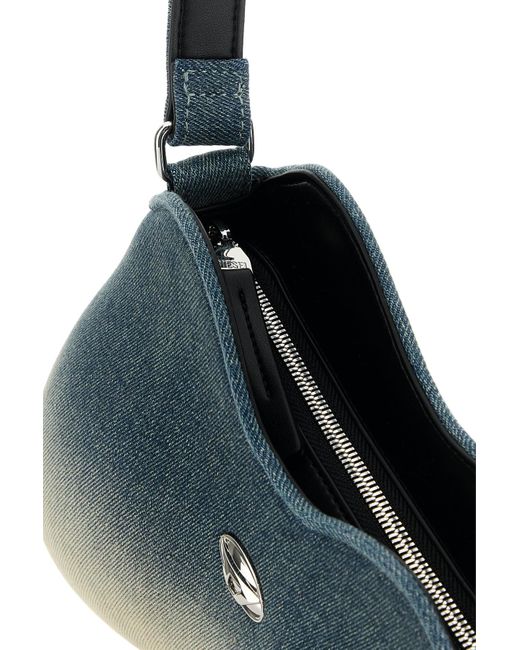 Borsa a spalla Double-D in denim di DIESEL in Blue