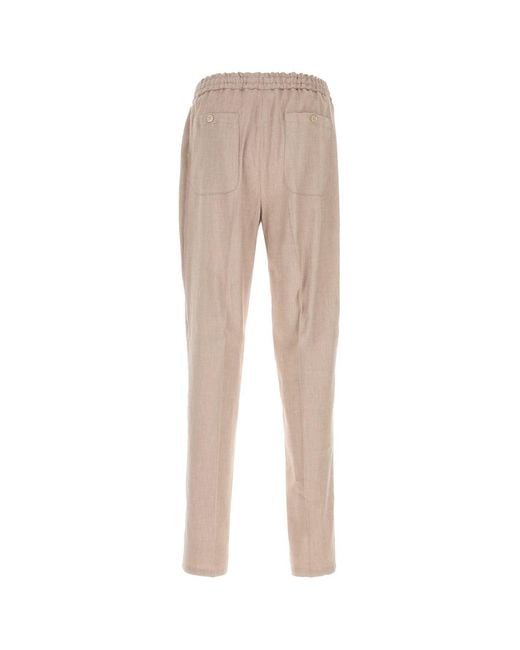 Etro Natural Sand Linen Blend Pant for men