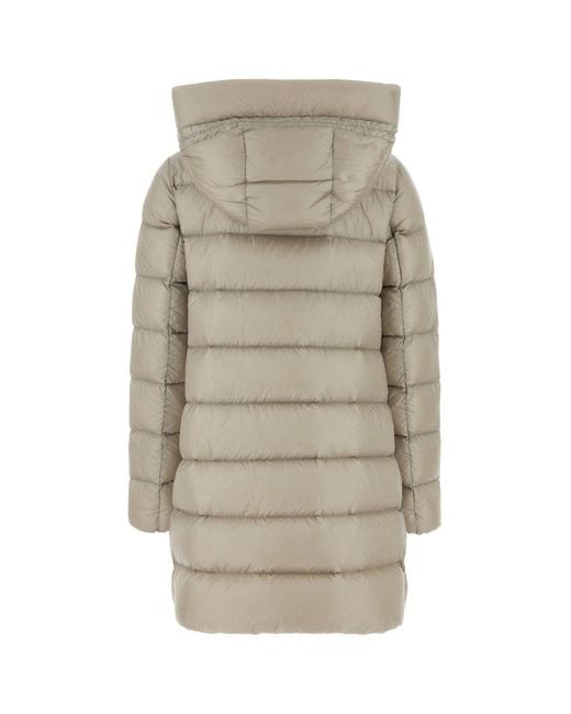 Moncler Natural Sand Nylon Suyenne Down Jacket