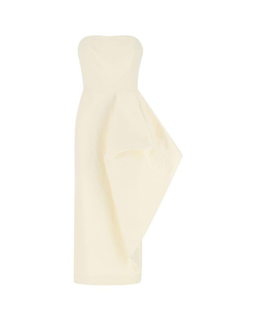 Ivory Cotton Gisella Long Dress 