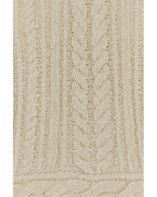 Isabel Marant Natural Ivory Cotton Blend Brenda Sweater