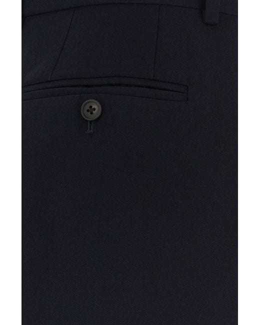 The Row Midnight Blue Wool Lior Pant