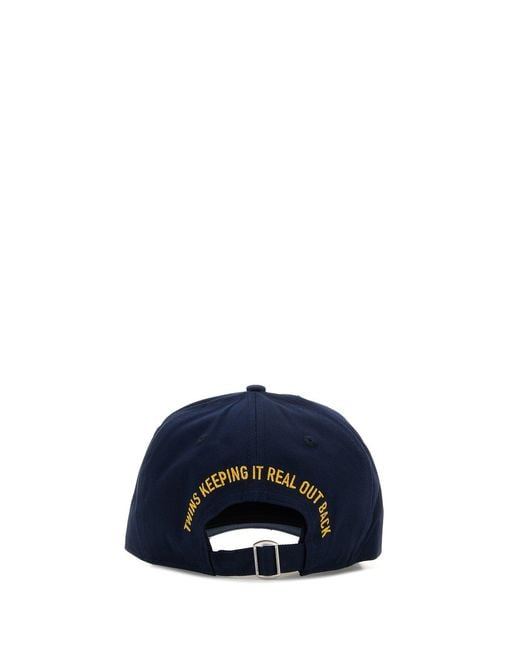 Caps Blu-Uomo di DSquared² in Blue da Uomo