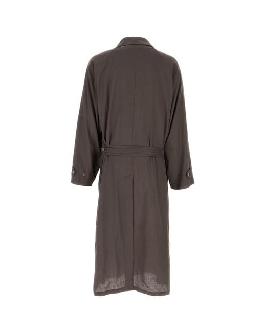 Magliano Brown Chocolate Cotton La Sapienza Trench Coat for men