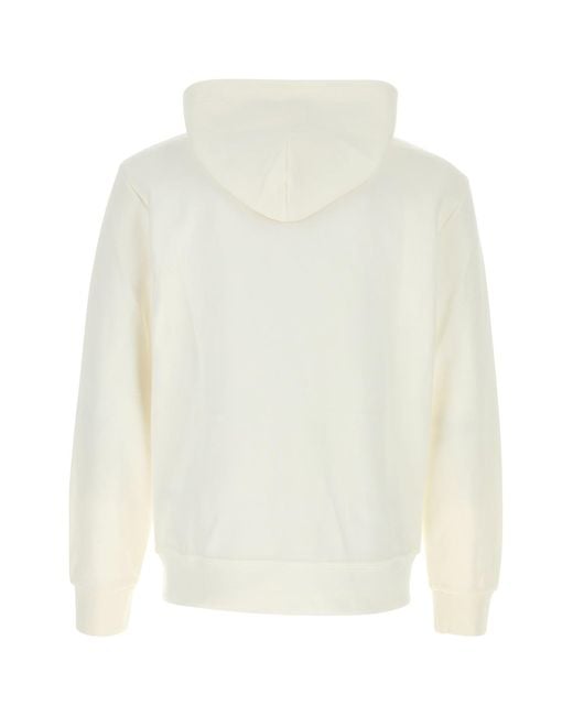 Polo Ralph Lauren White Logo Hoodie for men