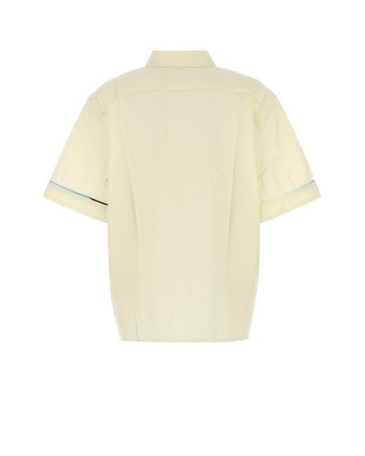 Amotea Multicolor Pastel Yellow Poplin Manu' Shirt