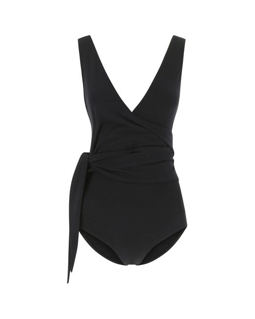 Lisa Marie Fernandez Synthetic Stretch Nylon Louise Swimsuit in Black ...