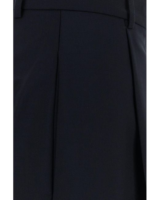 Rohe Dark Blue Wool Blend Daria Pant
