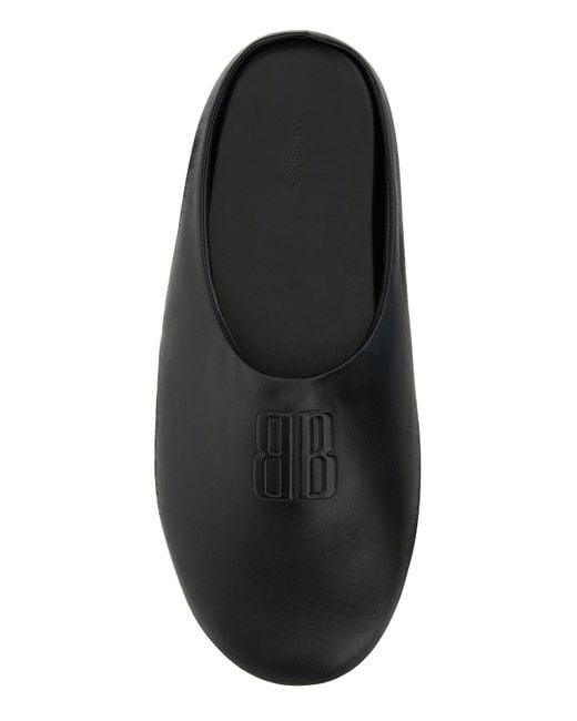 Balenciaga Black Slippers for men