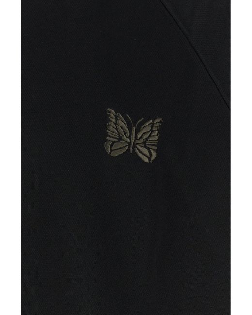 Felpa in poliestere nero di Needles in Black