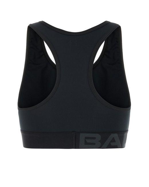 Reggiseno X Under Armour® in jersey tecnico nero di Balenciaga in Black