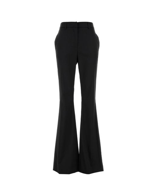 PT Torino Black Stretch Polyester Blend Pant