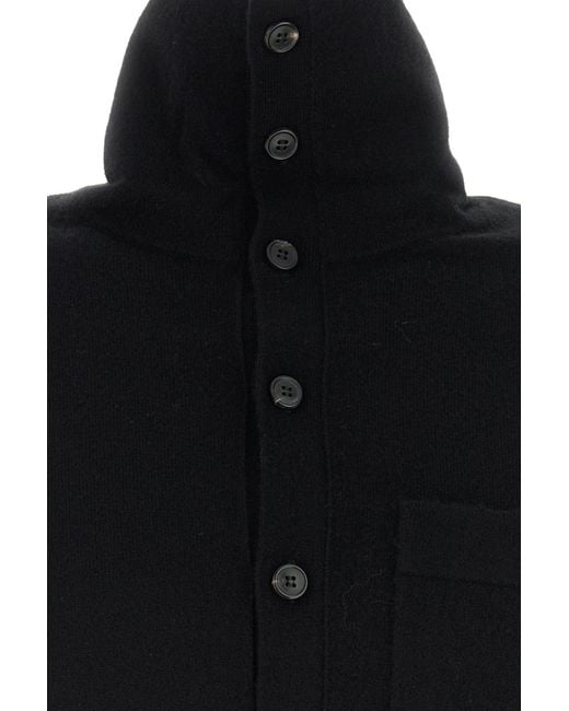 Dries Van Noten Black Cashmere Monaco Cardigan for men