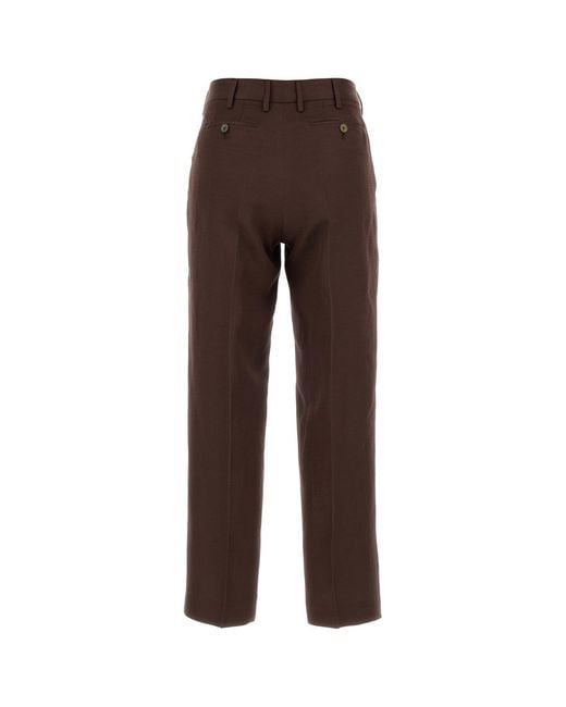 PT Torino Brown Chocolate Twill Emma Pant