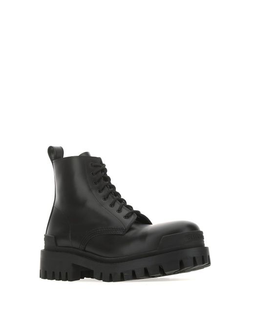 Balenciaga Leather Stivali in Black for Men - Save 48% | Lyst