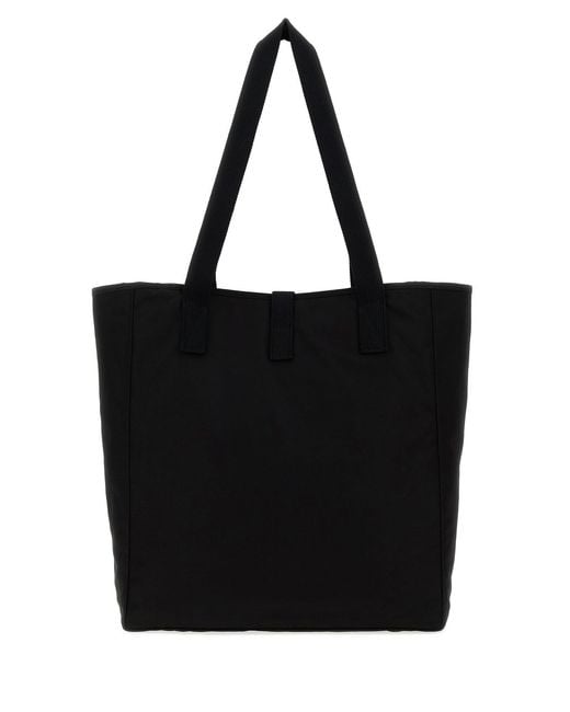A.P.C. Black Canvas Cabas Archive Shopping Bag for men