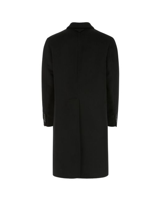 CAPPOTTO di Prada in Black da Uomo