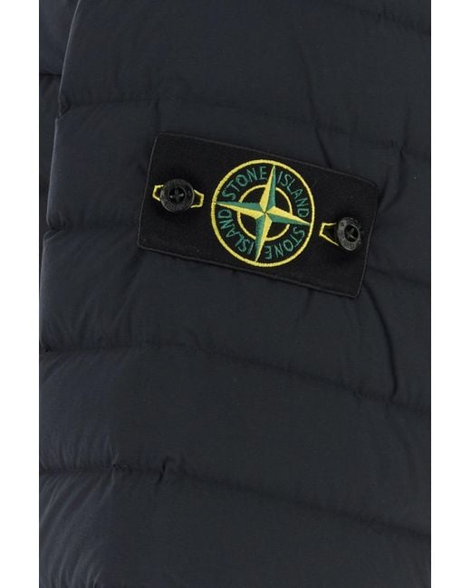 Stone Island Midnight Blue Stretch Nylon Jacket for men