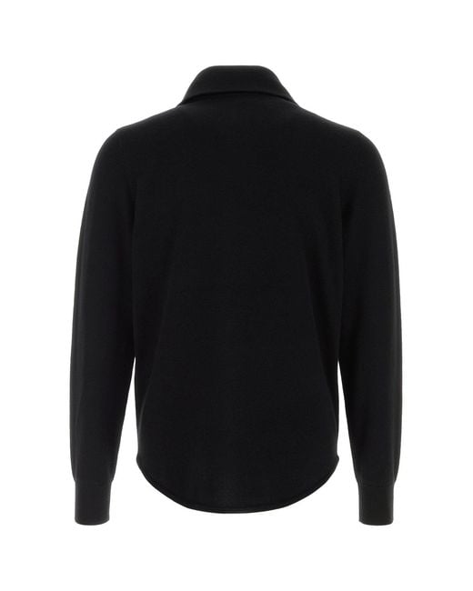 Dries Van Noten Black Cashmere Monaco Cardigan for men