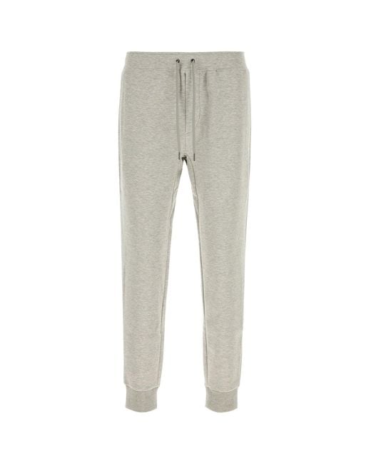 Polo Ralph Lauren Gray Solid Track Pants for men