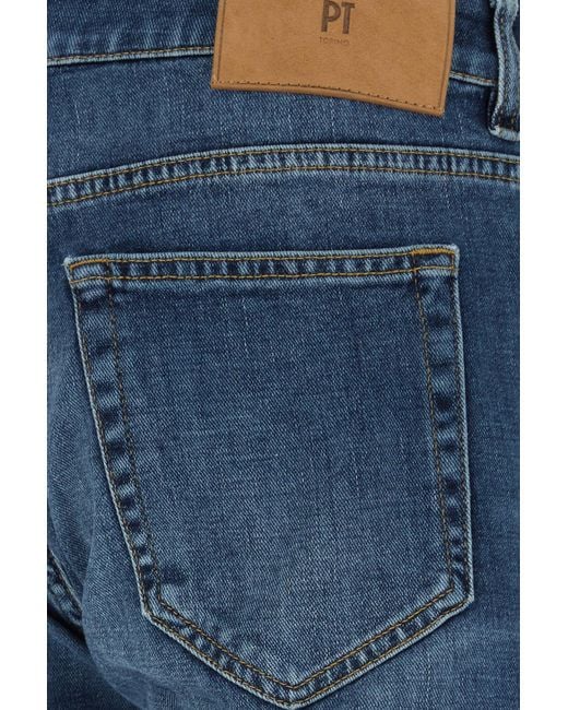 PT Torino Blue Stretch Denim Jeans for men