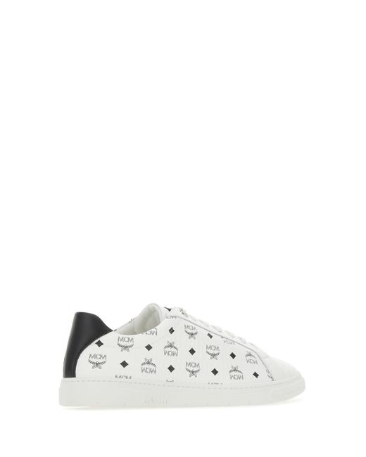 MCM White Leather Sneakers for men
