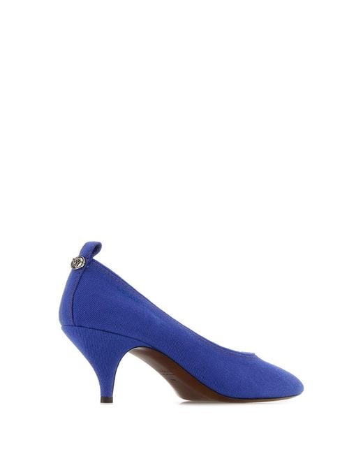 Versace Blue Denim Pumps