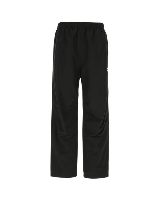 Balenciaga Synthetic Nylon 3b Sports Icon joggers in Black for Men | Lyst