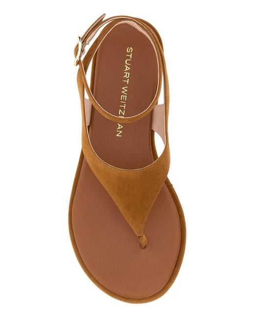 Stuart Weitzman Brown Marley Sandal