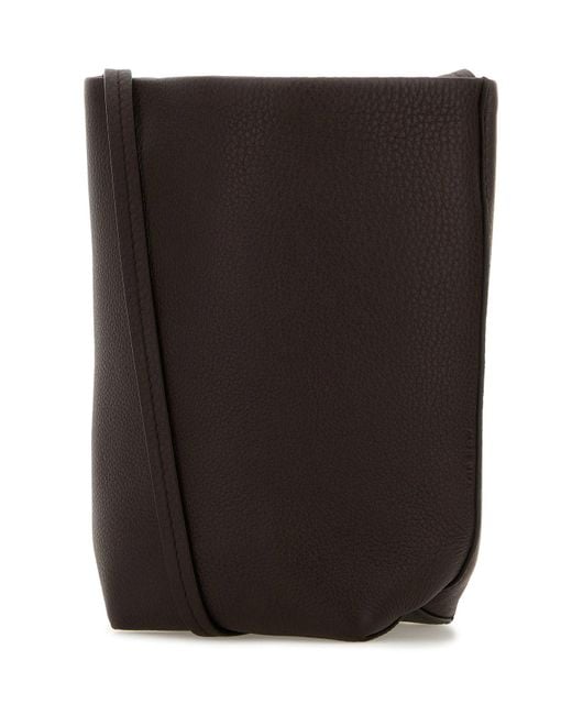The Row Black Shoulder Bags