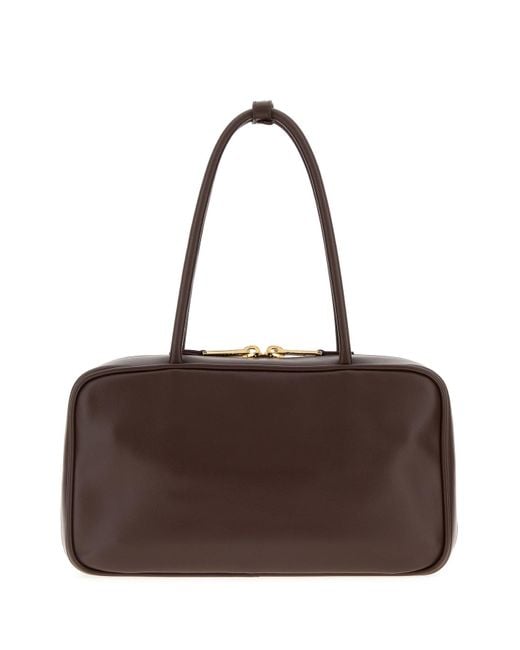 Borsa a spalla in pelle testa di moro di Miu Miu in Brown