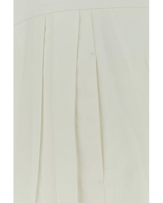 Jil Sander White Trouser 128 Aw 30