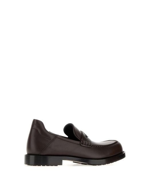 Balenciaga Black Dark Leather Comfy Loafers