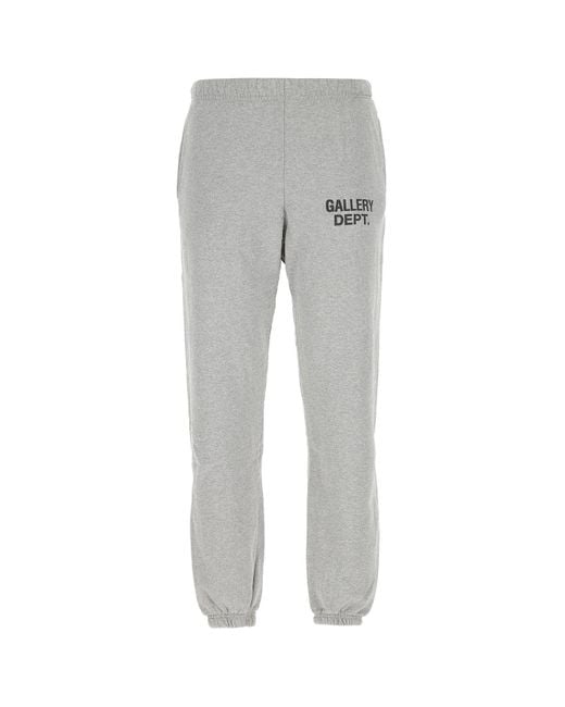 GALLERY DEPT. Melange Grey Cotton joggers in Gray for Men | Lyst