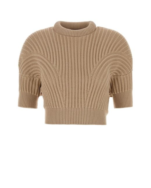 Sportmax Natural Cotton Blend Fatti Sweater