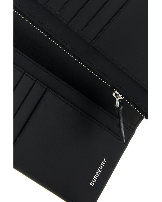 Burberry Multicolor Printed Canvas Wallet for men