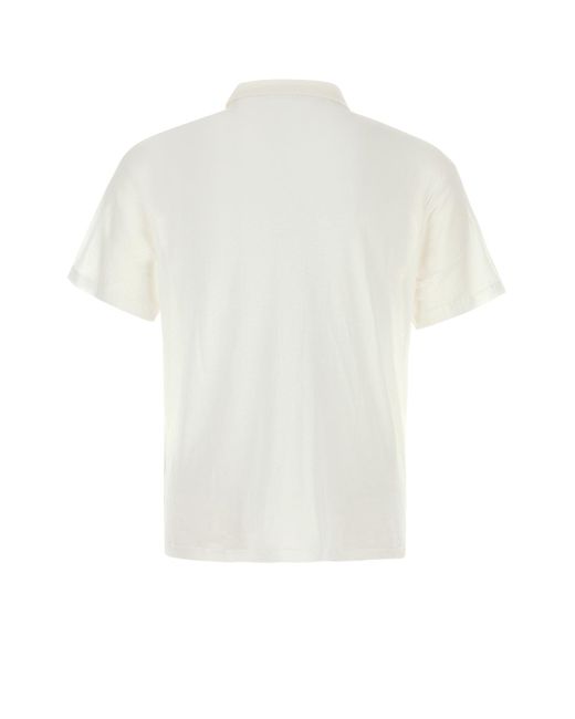 GIMAGUAS White Cotton Tristan Polo Shirt for men