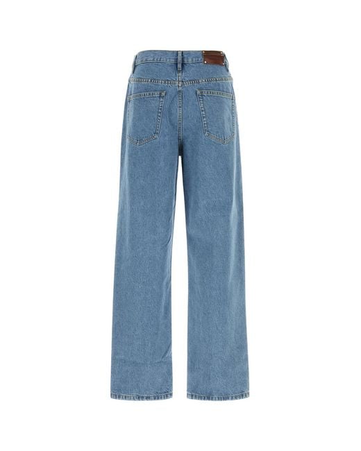 Dries Van Noten Blue Denim Pine Den Jeans for men