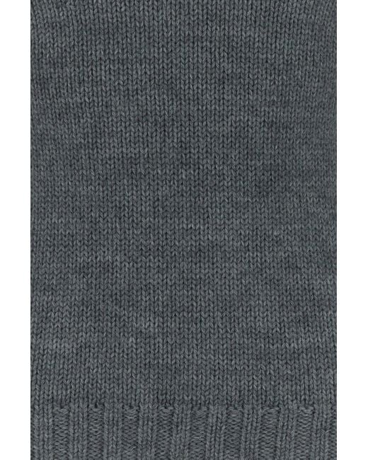 Jil Sander Gray Wool Sweater