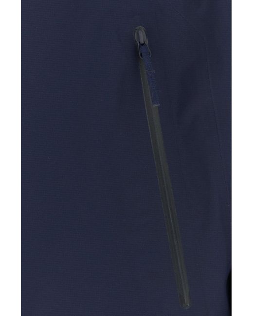 Veilance Navy Blue Nylon Secant Jacket for men