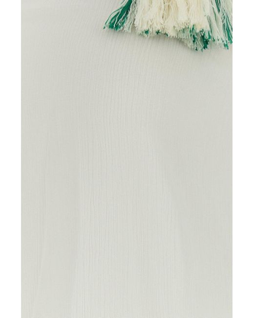 J.W. Anderson White Tassel Strap Camisole
