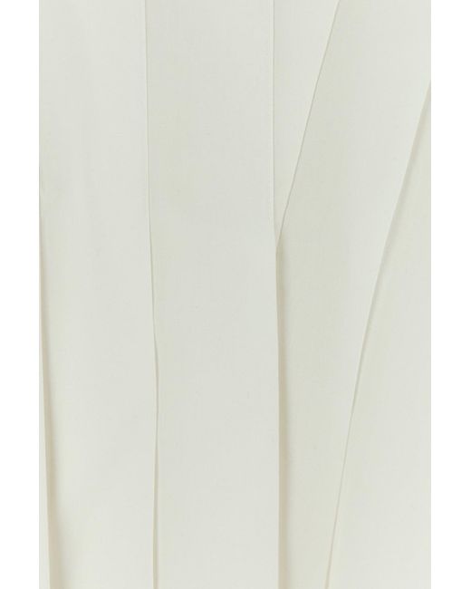 Sacai White Poplin Dress