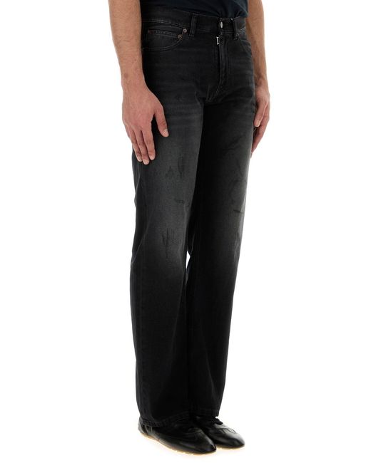 MM6 by Maison Margiela Black Denim Jeans for men