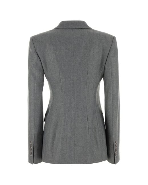 ANDAMANE Black Embroidered Jacquard Shannon Blazer