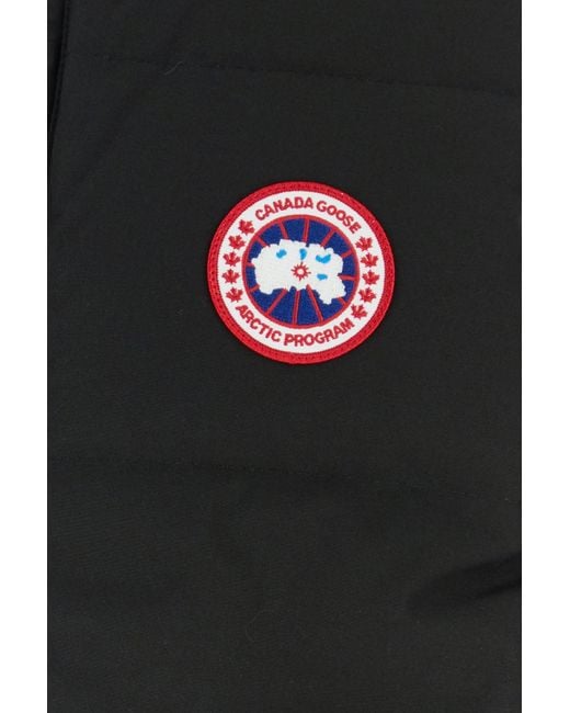 Canada Goose Black Polyester Blend Freestyle Sleeveless Down Jacket for men