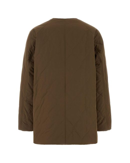Jil Sander Brown Polyester Jacket